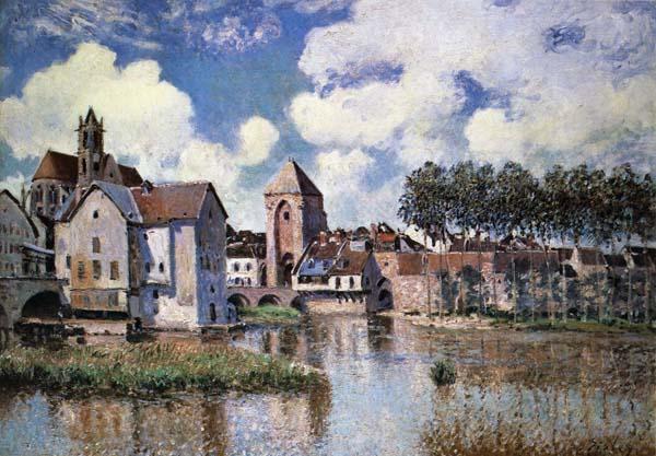 Alfred Sisley Moret-sur-Loing oil painting image